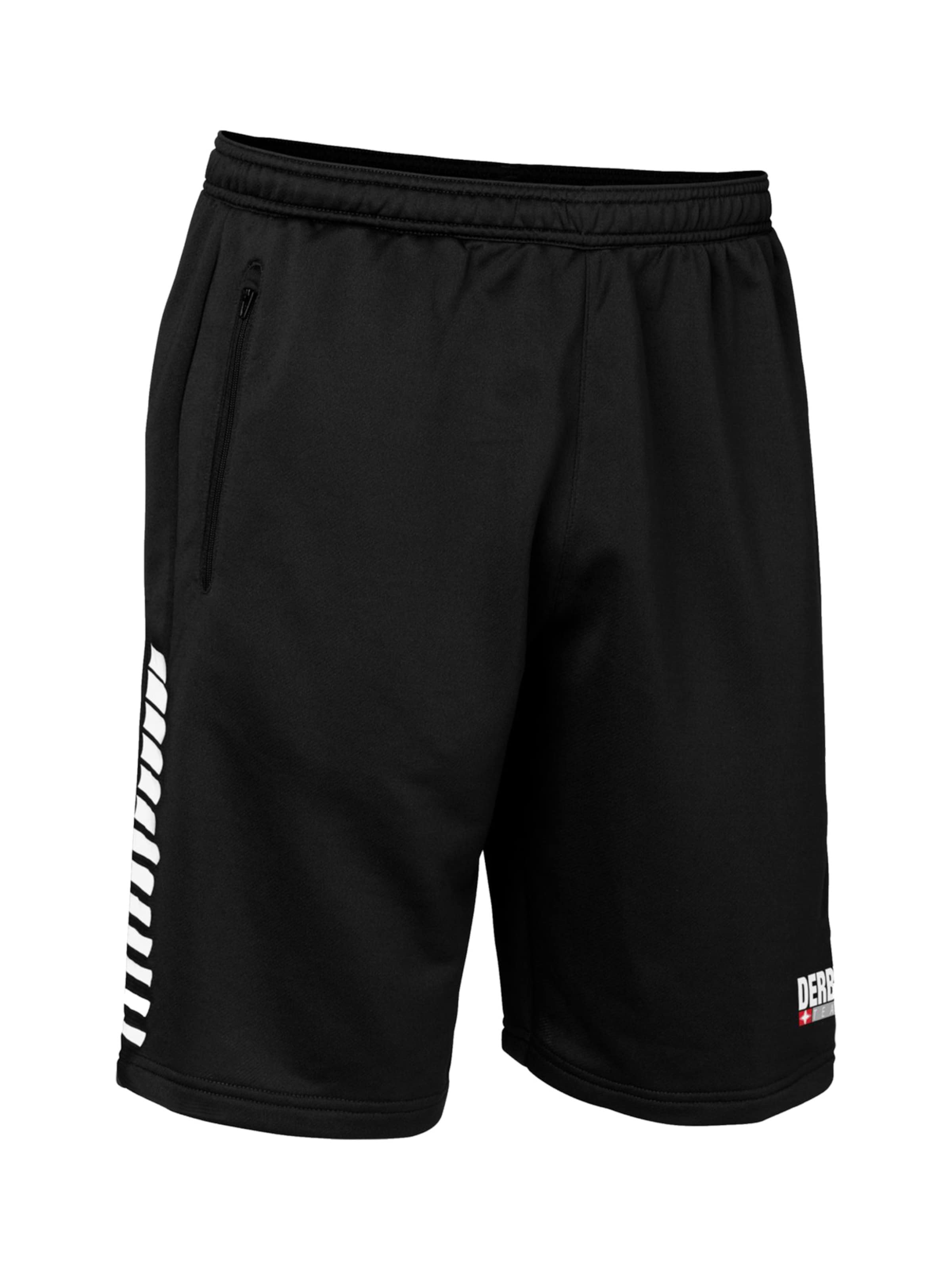 DERBYSTAR Regular Workout Pants in Black: front