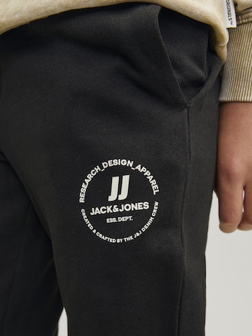 JACK & JONES MINI Tapered Nadrág 'JPSTGordon JJSwift' - fekete