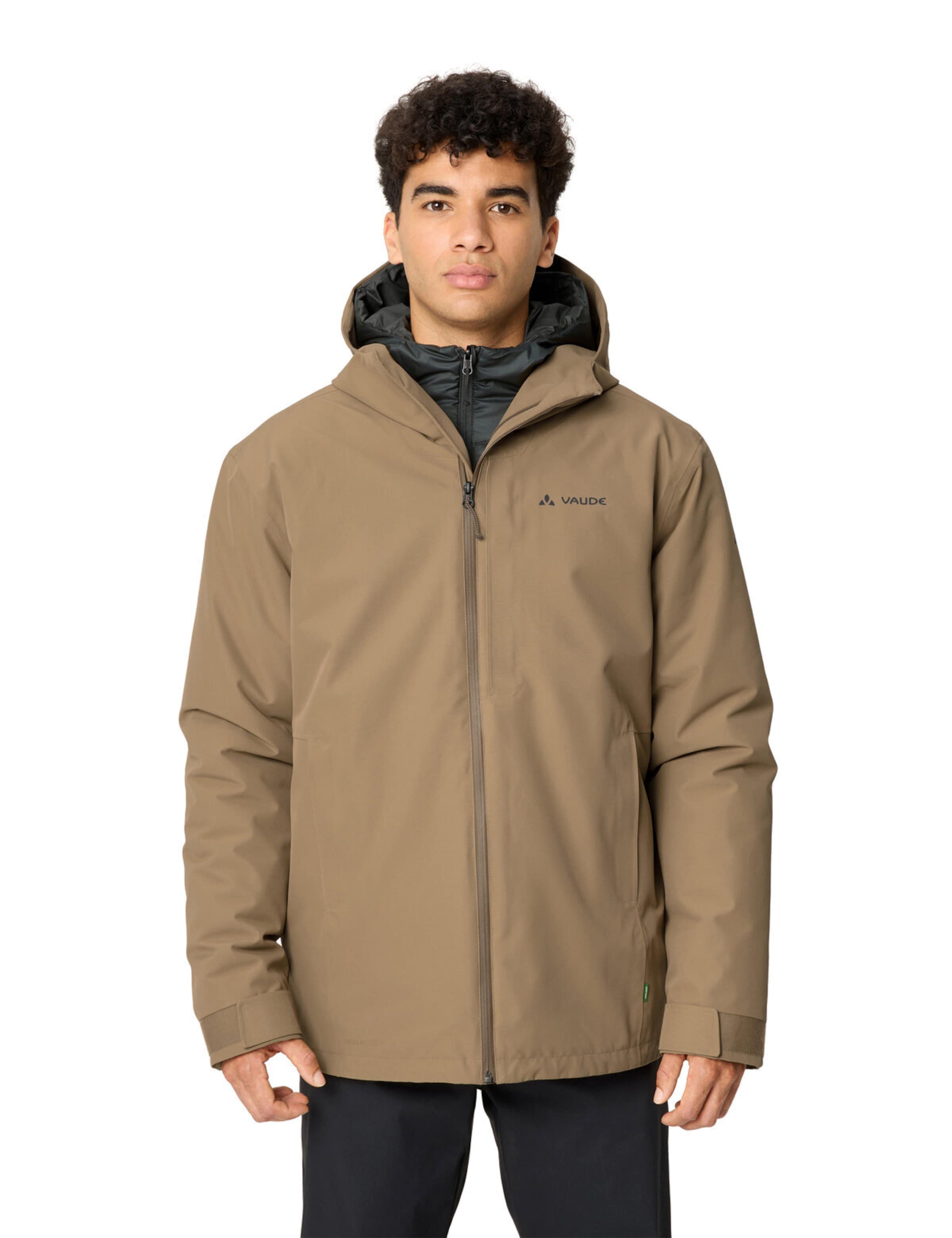 VAUDE Sports jacket 'Mineo' in Beige: front