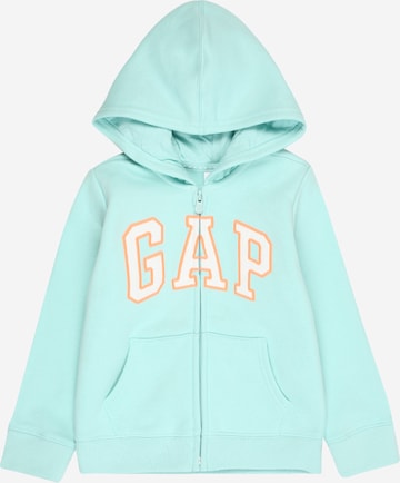 GAP Zip-Up Hoodie in Blue: front