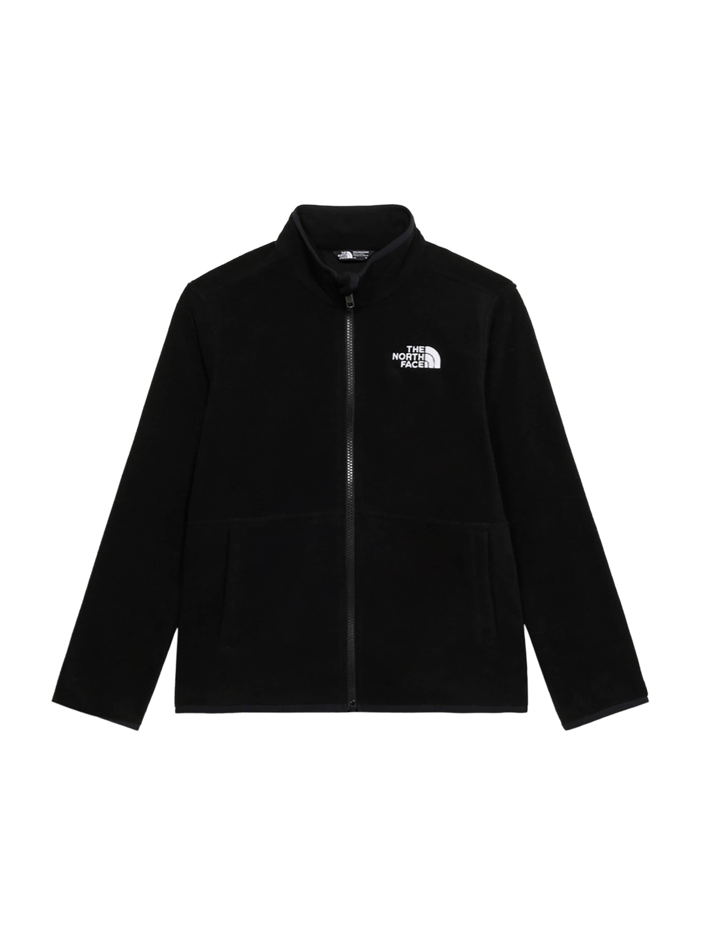 THE NORTH FACE Funkčná flisová bunda 'GLACIER' - Čierna: predná strana