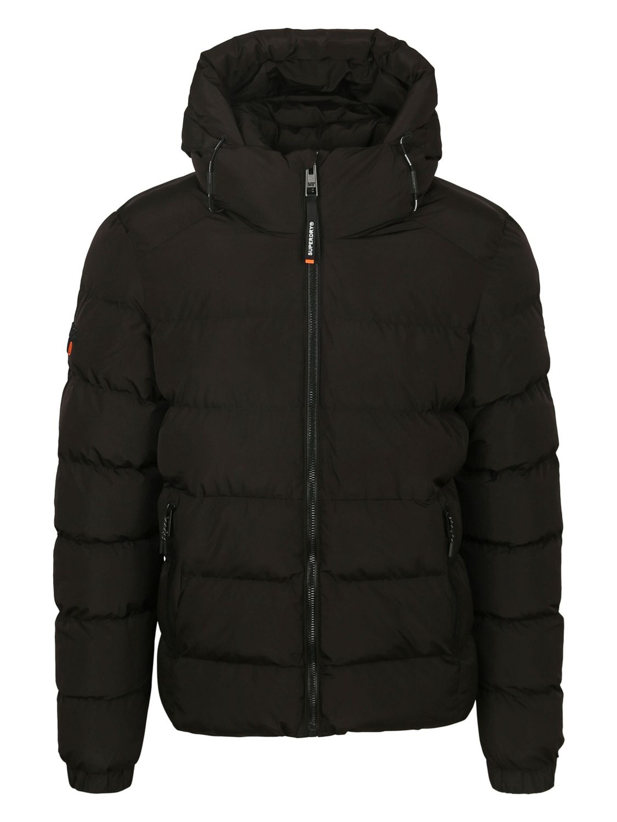 Superdry Wintermantel‌‌‌‌‌‌‌‌‌ in Schwarz: Vorderseite