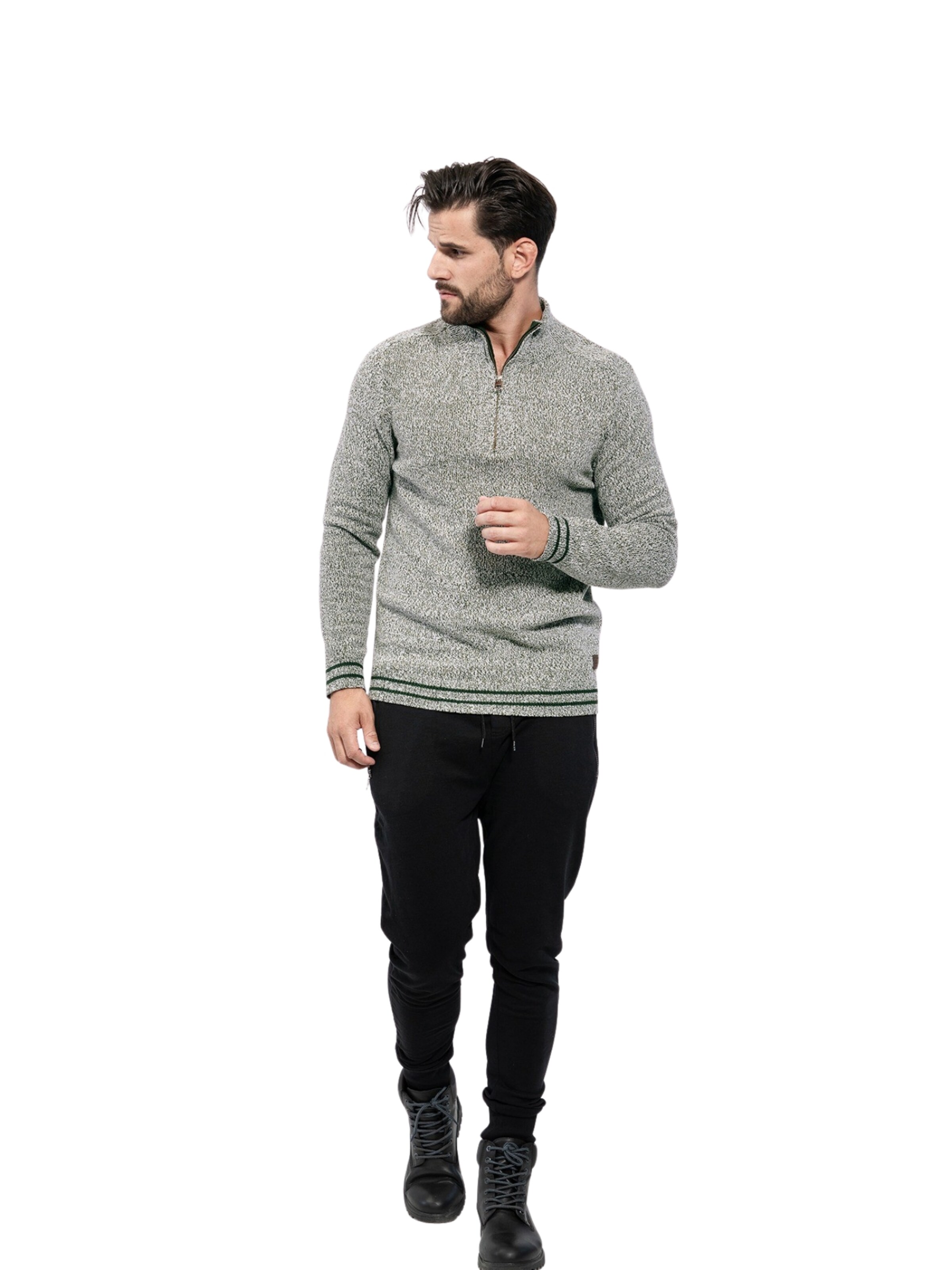 Key Largo Sweater 'HORST' in Green: front