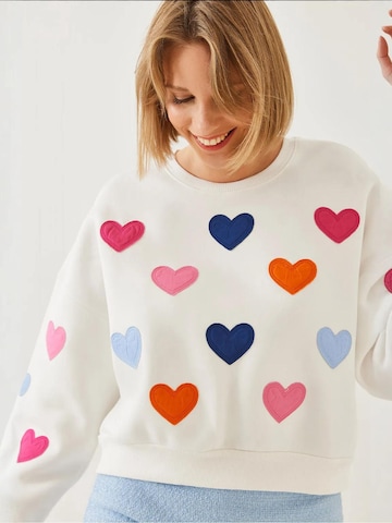 Bianco Lucci - Sweatshirt em branco