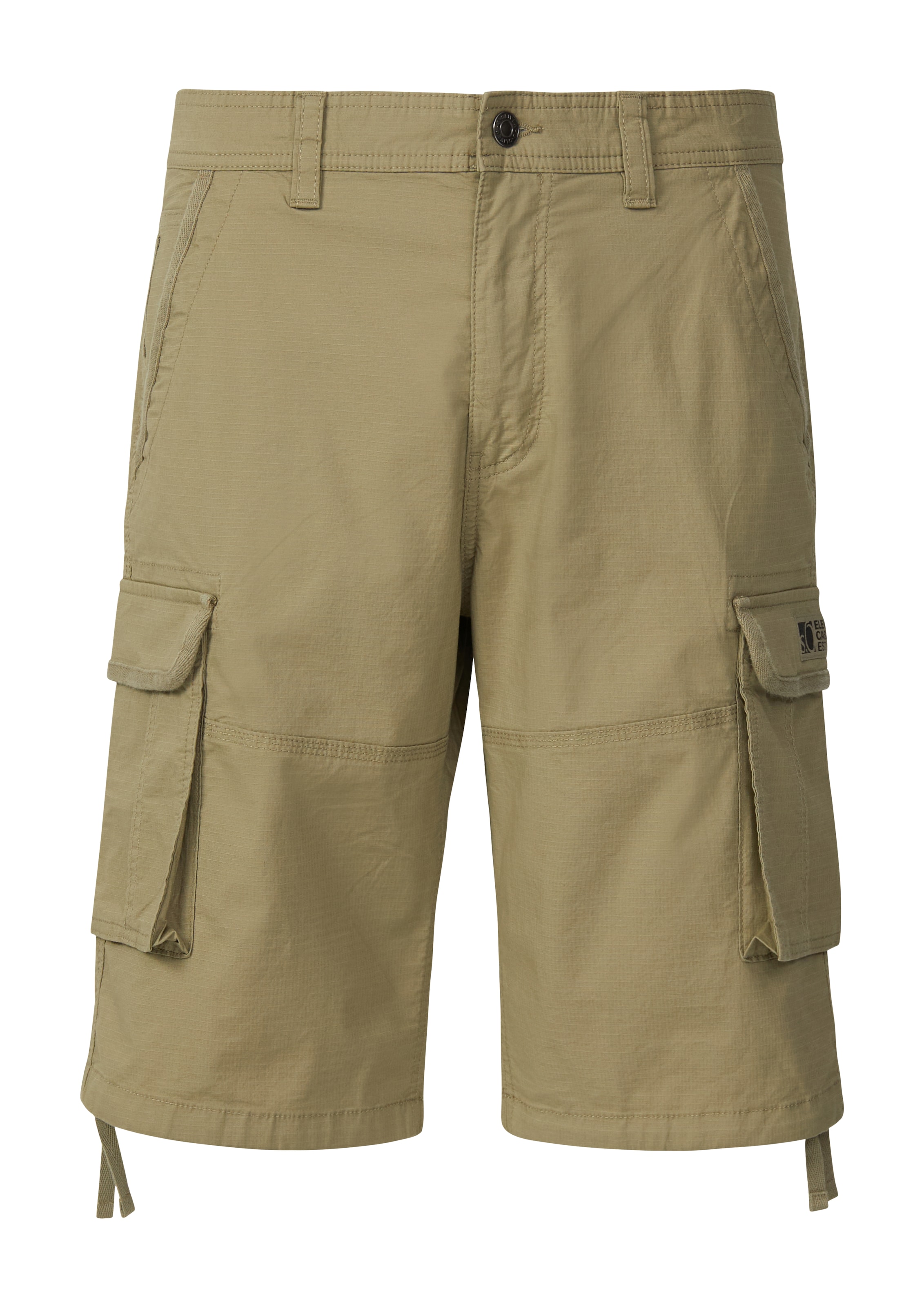 s.Oliver Loosefit Cargobyxa 'File' i grön: framsida