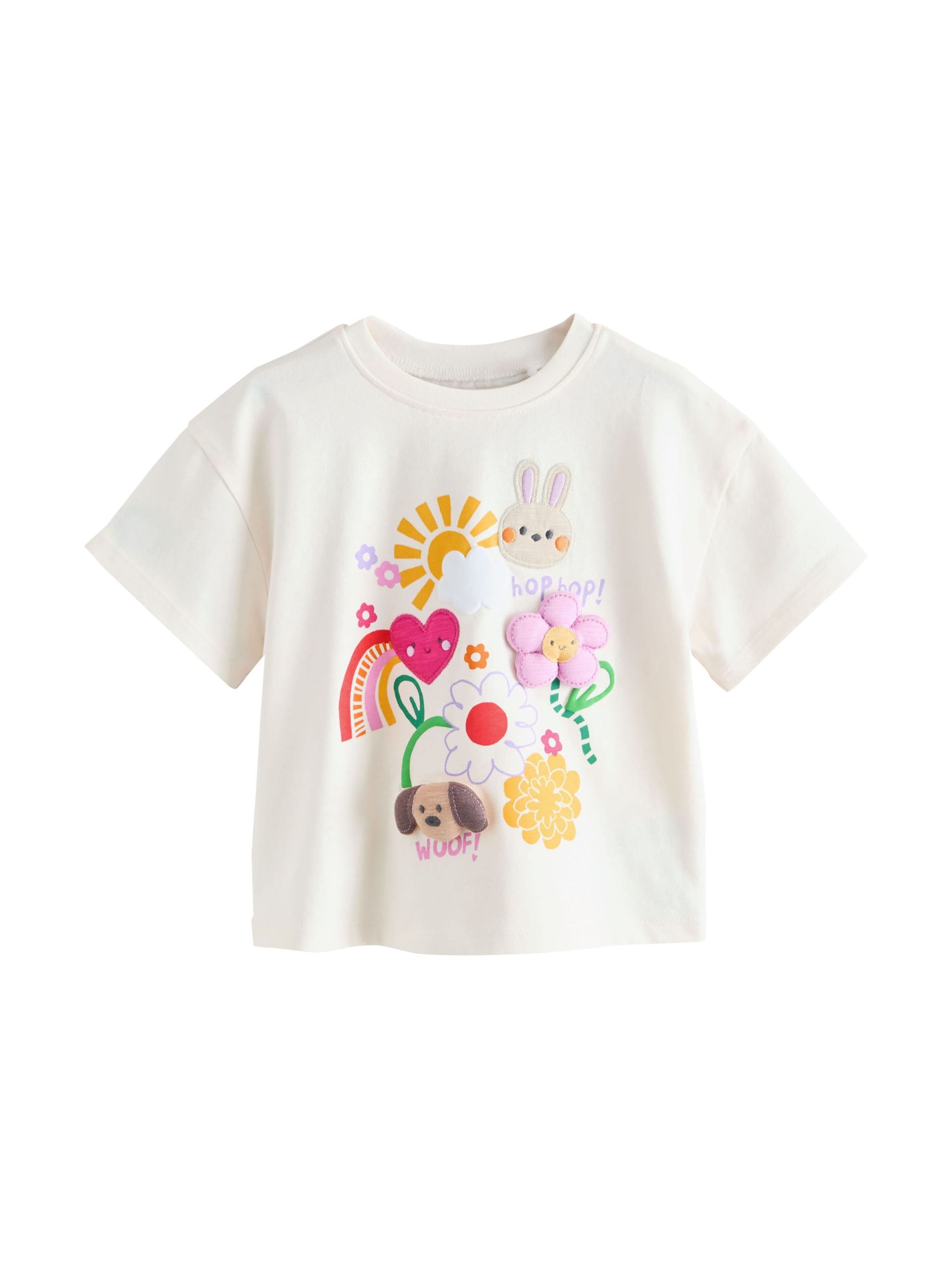 Next T-Shirt in Beige: Vorderseite