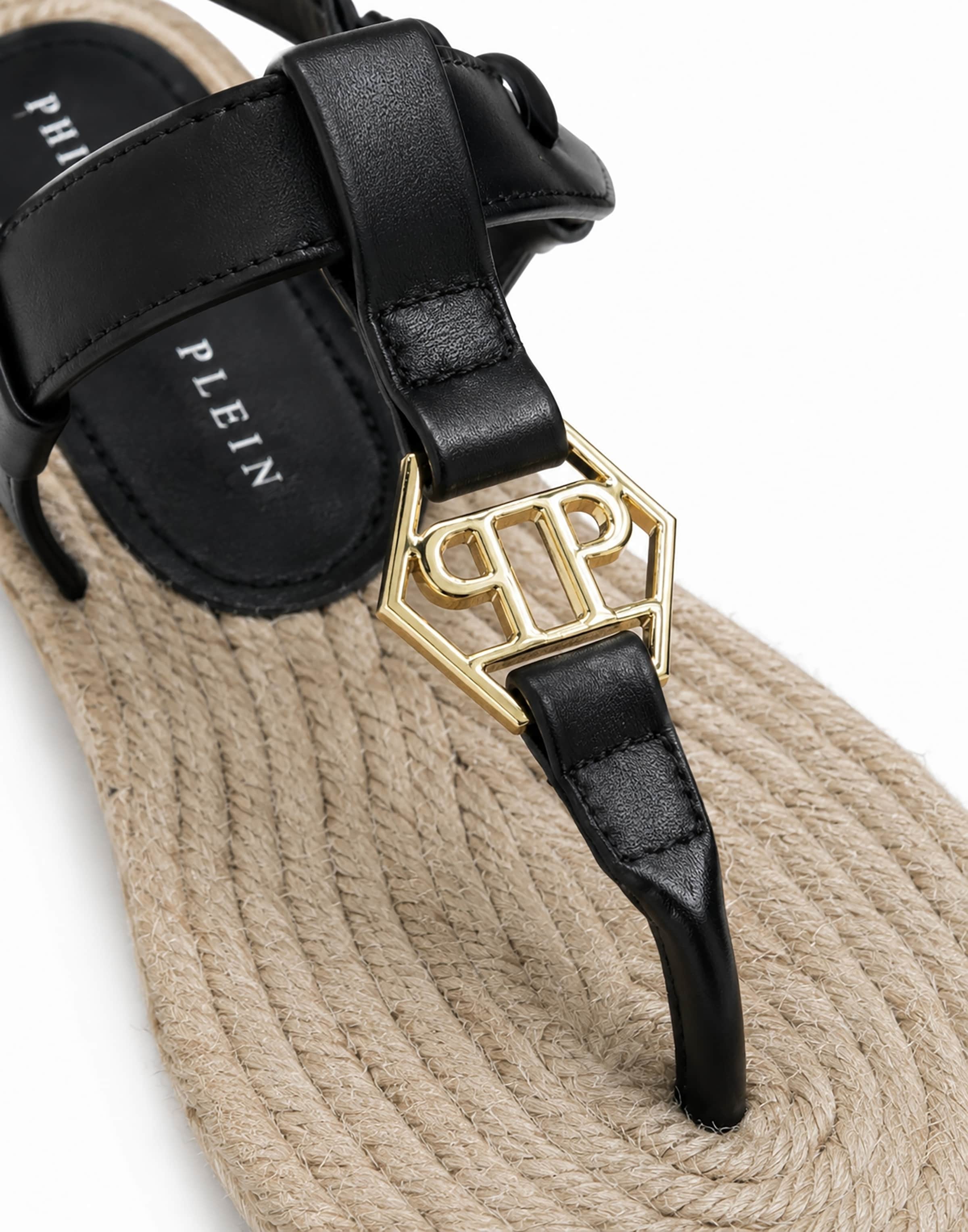 Sandalo di Philipp Plein in nero