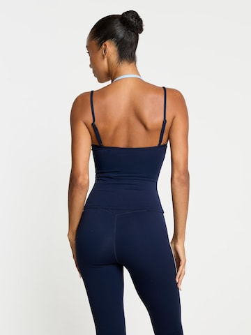 YO-GAYA Sporttop 'Layered Halter Top' in Blauw