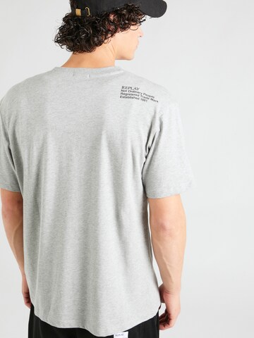 REPLAY - Camisa em cinzento