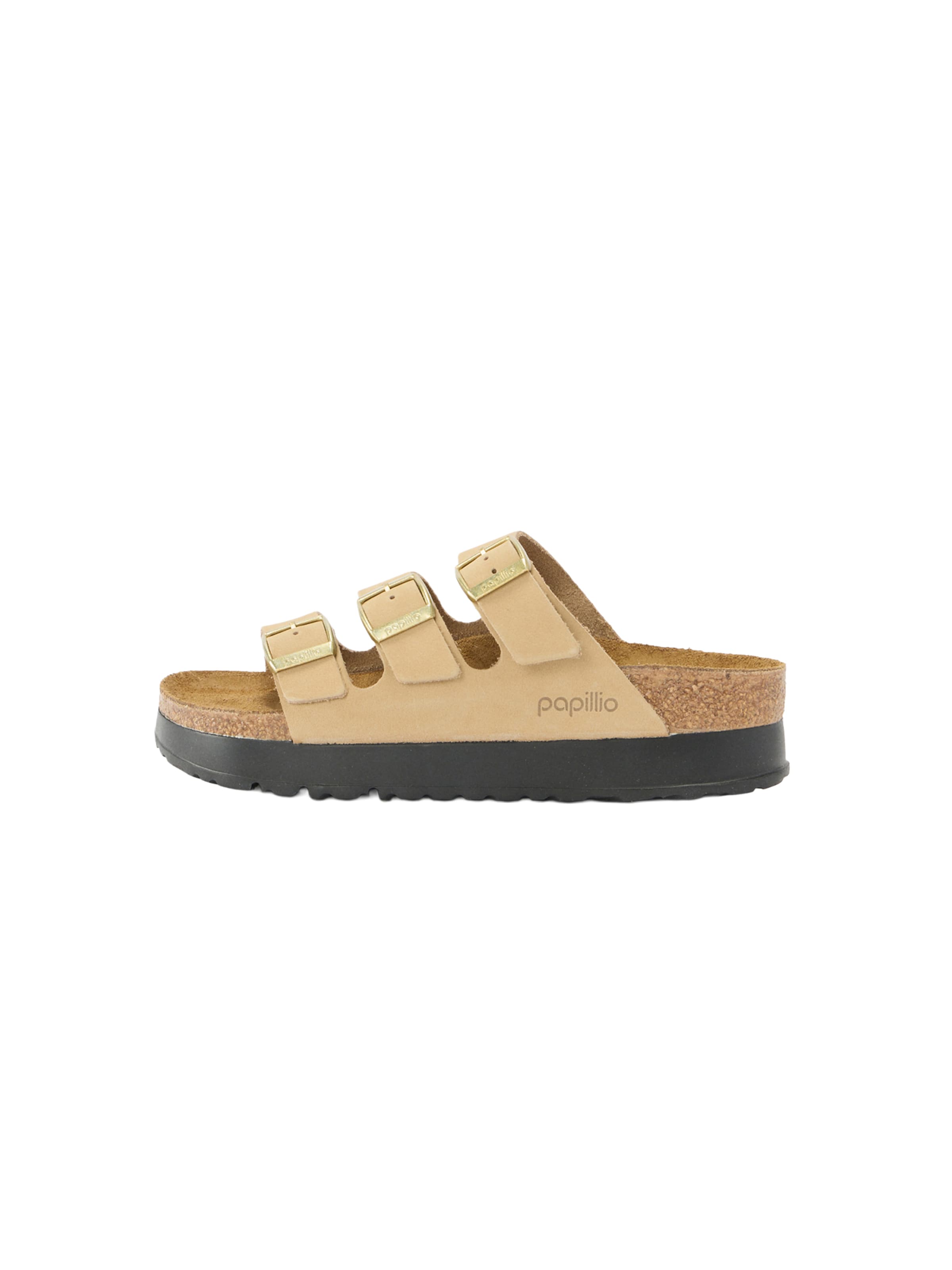 BIRKENSTOCK Pantolette 'Florida III' i beige: framsida
