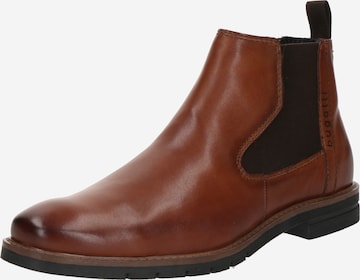 bugatti Chelsea-bootsit värissä ruskea: etupuoli