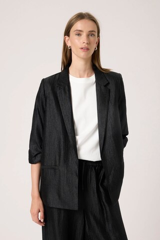 Blazer 'SLLaurie' SOAKED IN LUXURY en noir : devant