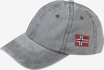 Jan Vanderstorm Cap 'Kunolf' in Grey: front