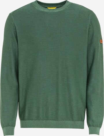 CAMEL ACTIVE Sweater in Green: front