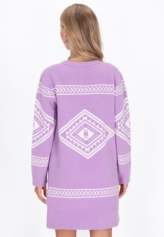 Cardigan IZIA en violet