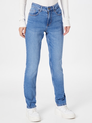 PIECES Regular Jeans 'Luna' in Blauw: voorkant