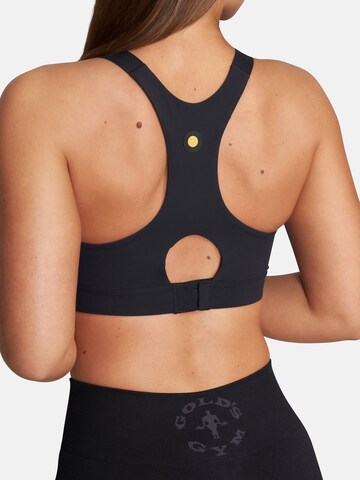 GOLD´S GYM APPAREL Bustier Sport bh 'Geena' in Zwart