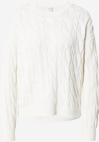 OVS Oversize pulóver - fehér: elől