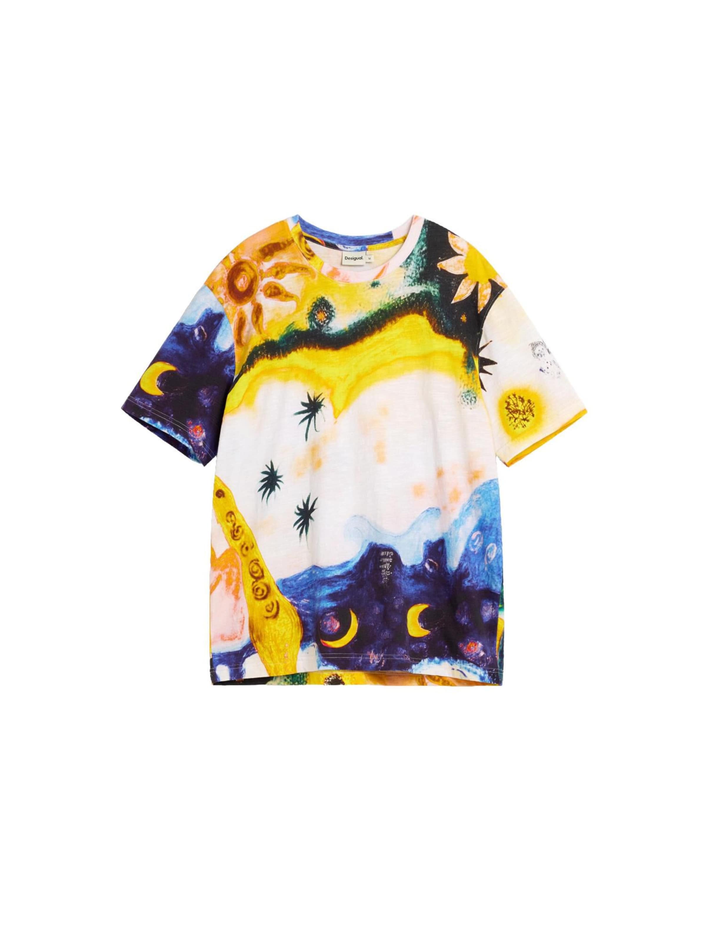 Desigual T-Shirt 'Cosmos' in Weiß: Vorderseite