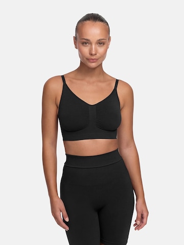 Bustier Soutien-gorge 'Comfort Bralette' cfab (formerly creamy fabrics) en noir : devant