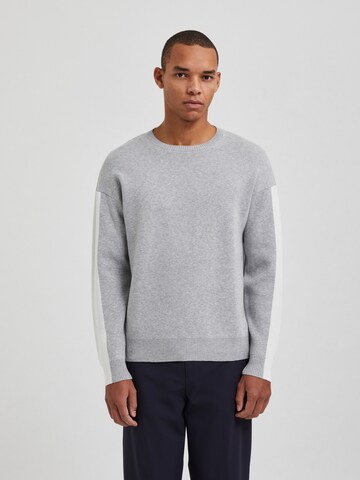 Bertoni Sweater 'Bendix' in Grey: front