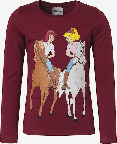 Bibi und Tina Shirt 'Pferde' in mischfarben, Produktansicht