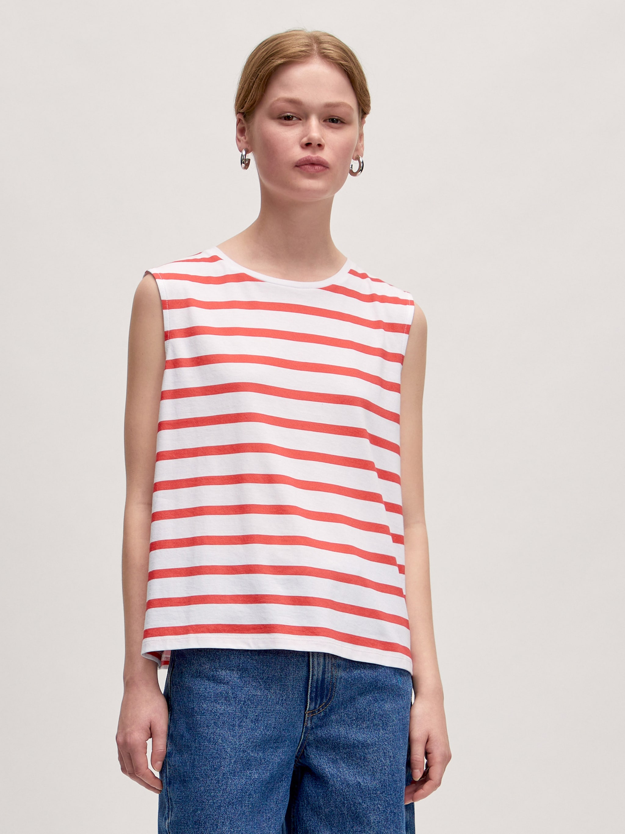 EDITED Producten Shirt 'Hanami' Rood