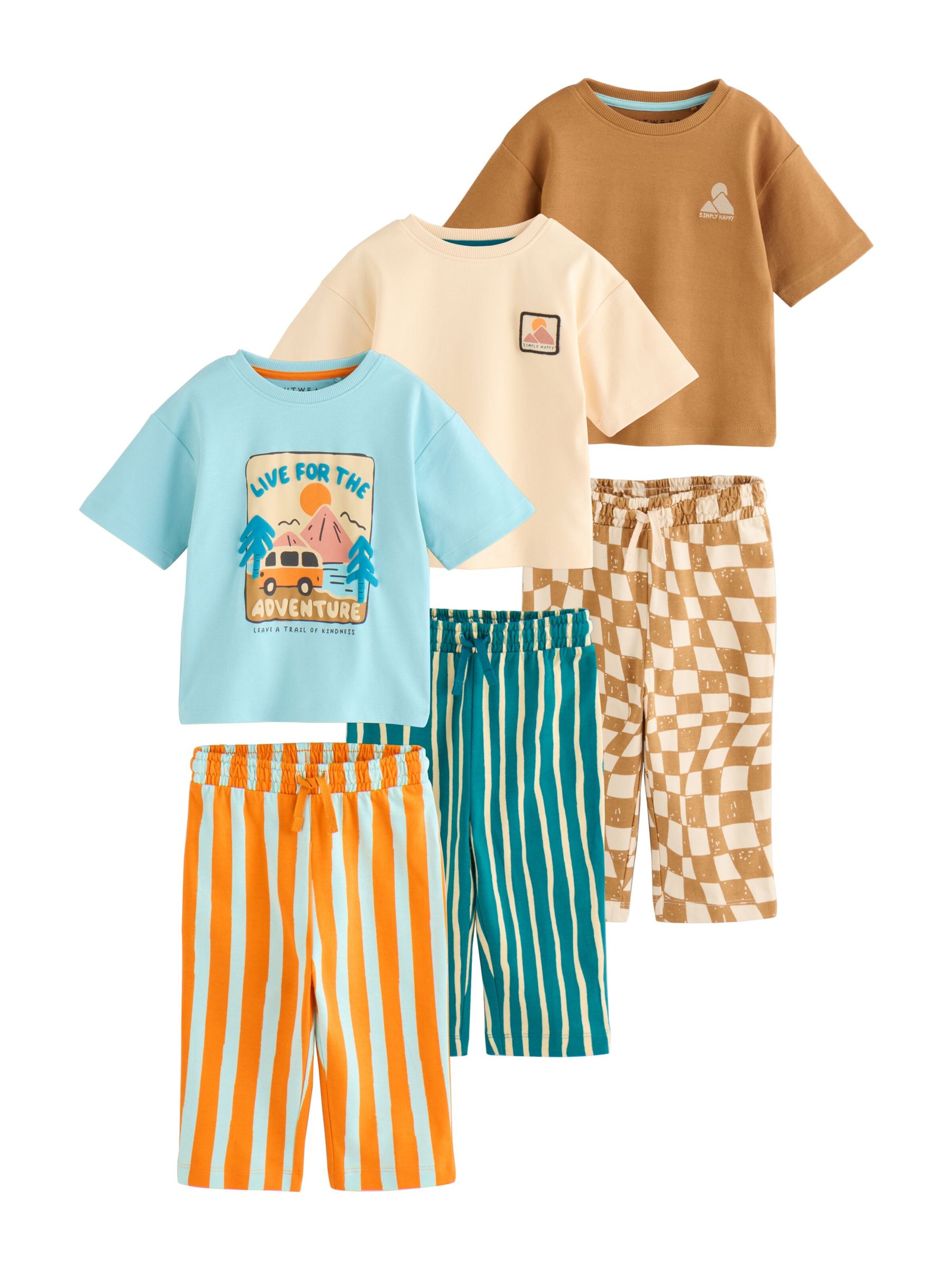 Next Pajamas in Beige: front