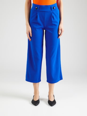 JDY Wide leg Pleat-Front Pants 'GEGGO' in Blue: front