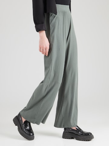 STUDIO SELECT Wide Leg Hose 'Sofia' in Grün: Vorderseite