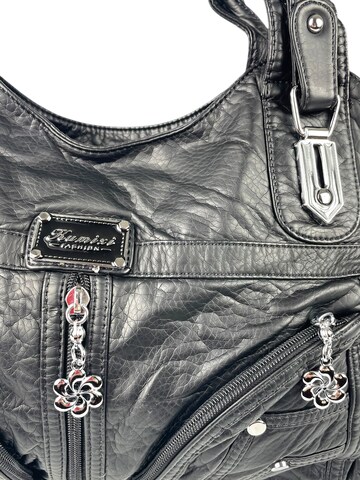 Borsa a spalla 'Schultertasche' di Kumixi in nero