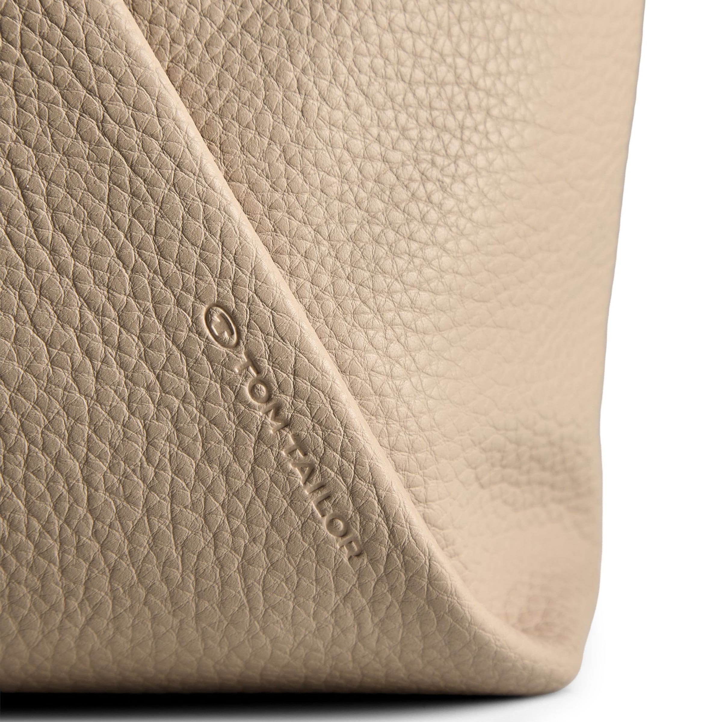 TOM TAILOR Schoudertas 'Danica' in Beige