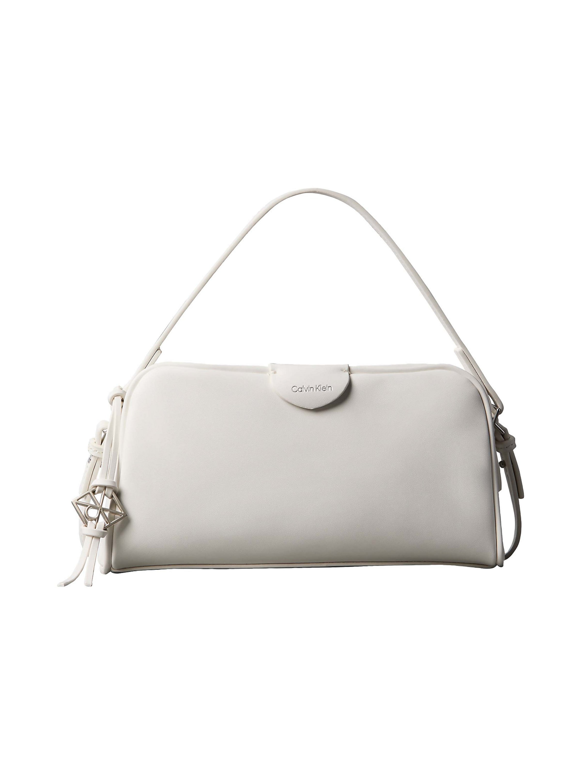 Sac bandoulière Calvin Klein en blanc : devant