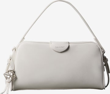 Sac bandoulière Calvin Klein en blanc : devant