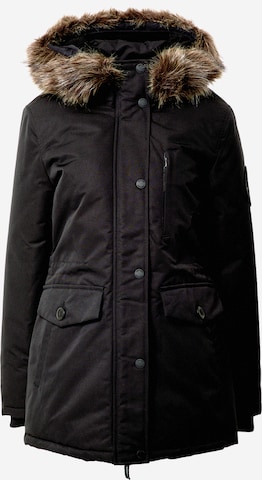Superdry Zimní bunda 'EVEREST' – černá: přední strana
