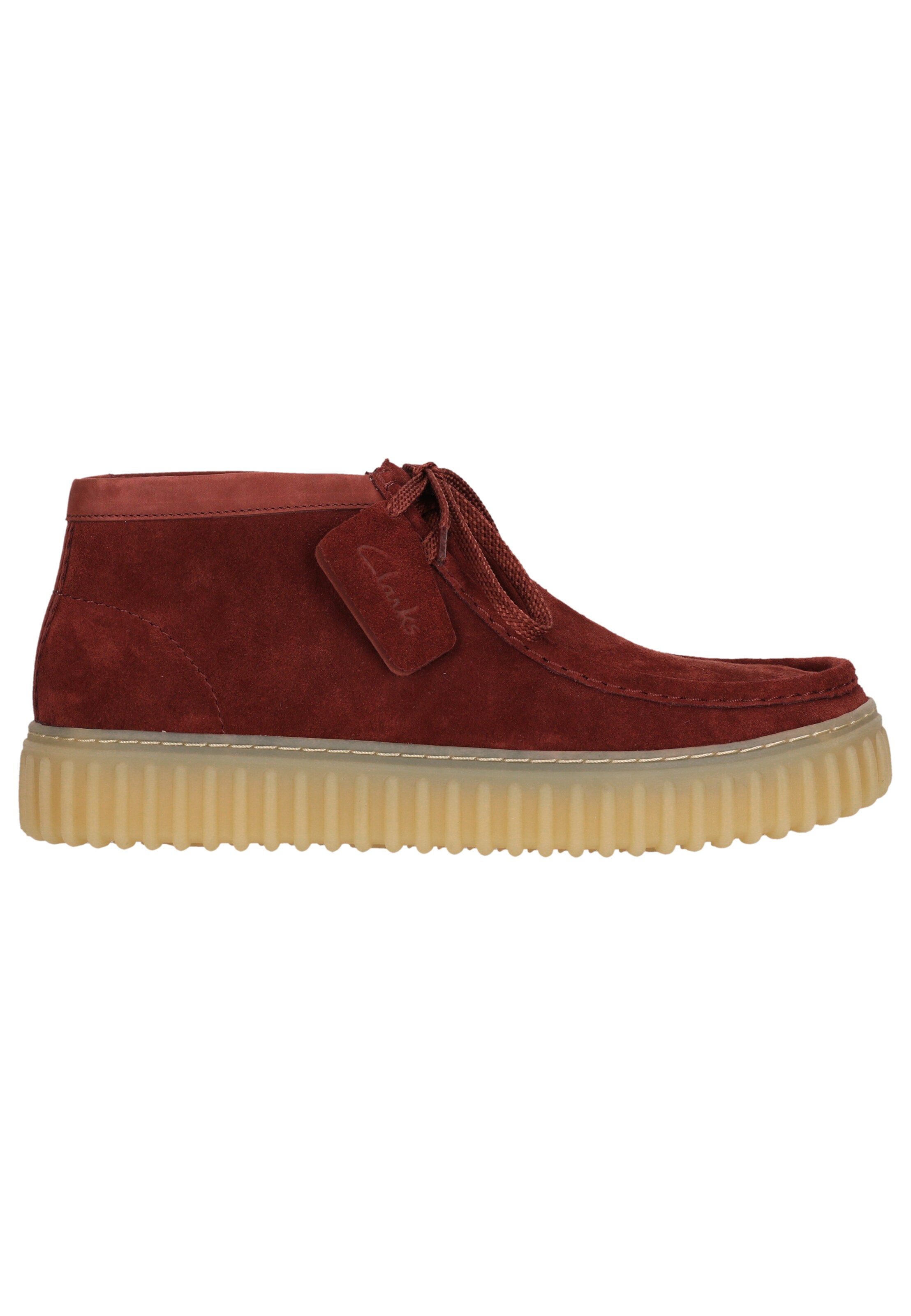 CLARKS Lace-up shoe 'Torhill High' in Red