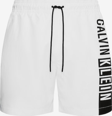 Calvin Klein Swimwear Szorty kąpielowe 'Intense Power ' w kolorze biały