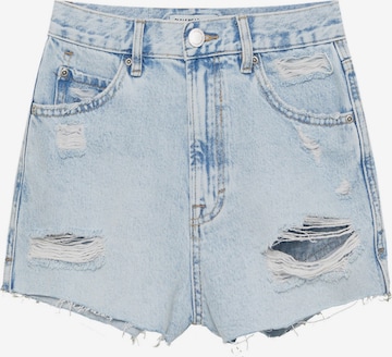 Regular Jean Pull&Bear en bleu : devant