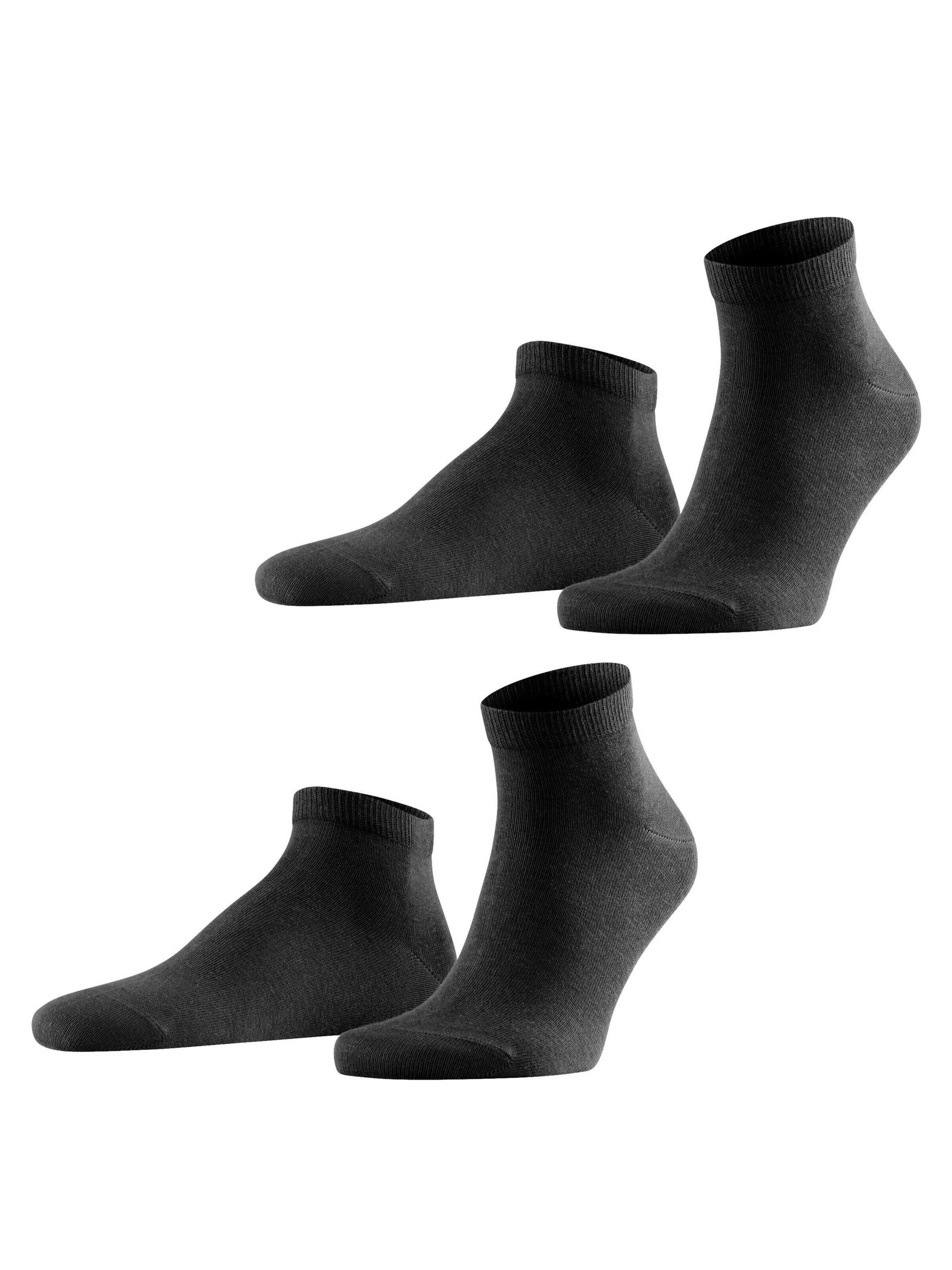 FALKE Socken 'Happy 2-Pack'‌‌‌‌‌ in Schwarz: Vorderseite