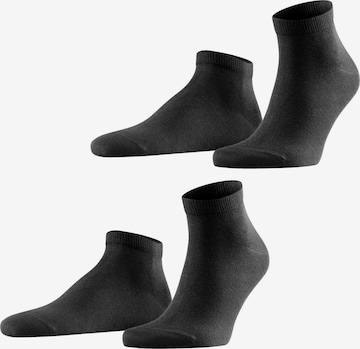 FALKE Socken 'Happy 2-Pack' in Schwarz: Vorderseite
