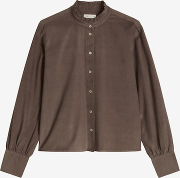 Marc O'Polo Blouse in Bruin: voorkant
