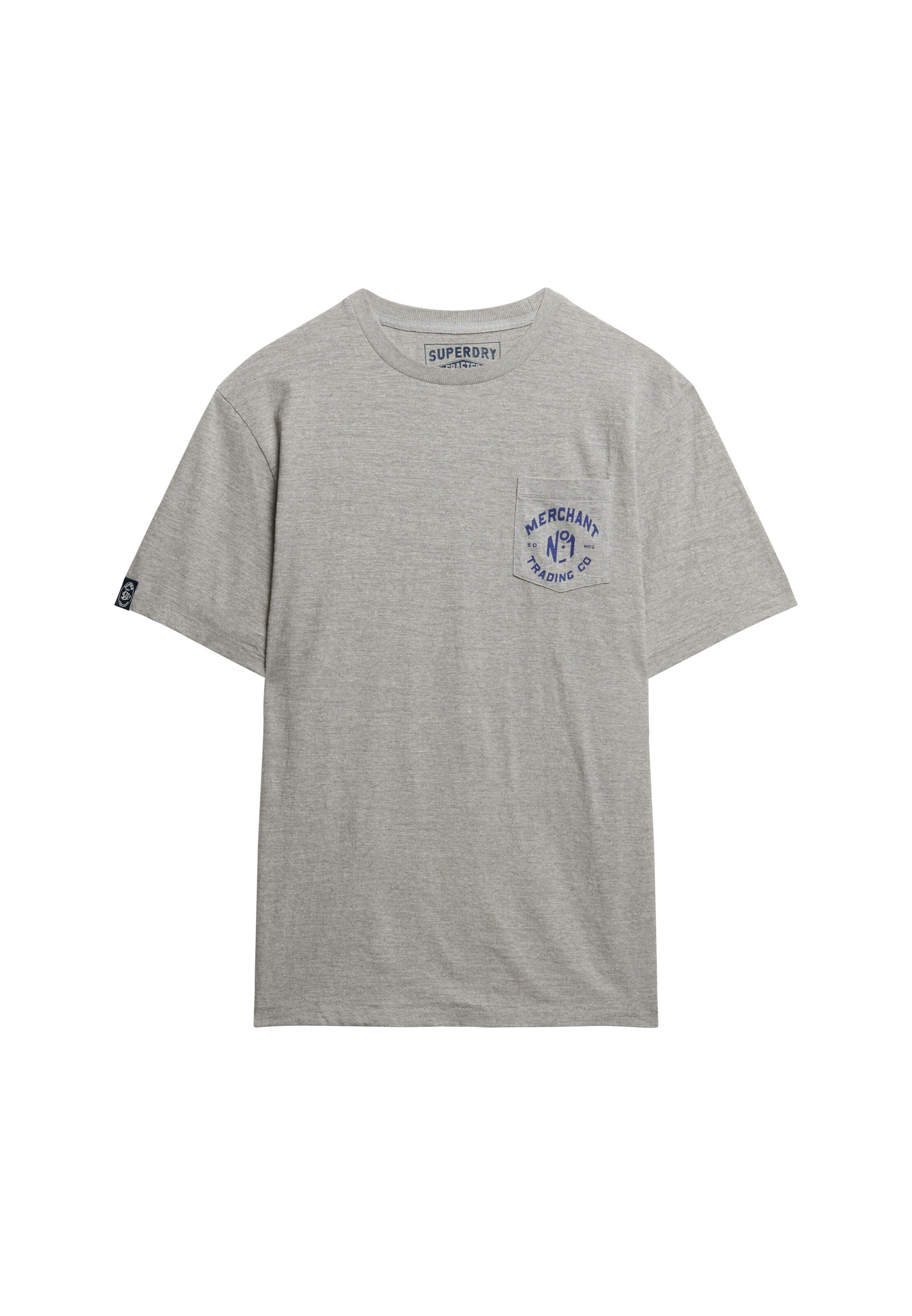 T-Shirt 'The Merchant Store' Superdry & Co en gris : devant