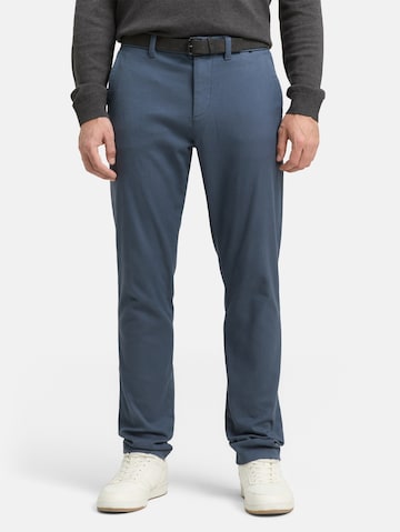 TOM TAILOR Slimfit Chino 'Travis' in Blauw: voorkant
