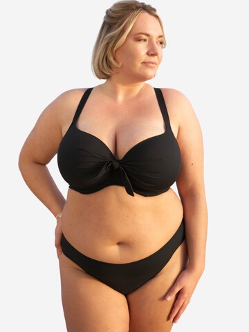 SugarShape Bikini Bottoms 'Valencia' in Black: front