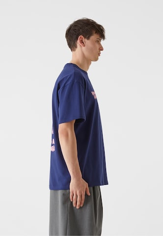 Lost Youth Shirt 'Western Coffee' in Blauw