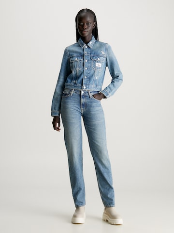 Geacă de primăvară-toamnă de la Calvin Klein Jeans pe albastru