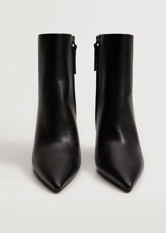 MANGO Ankle Boots 'Aut' in Black