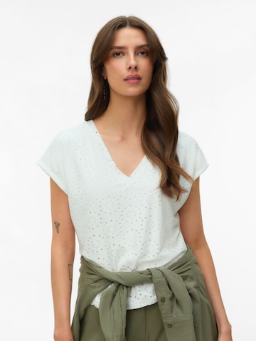 VERO MODA Majica 'VMTASSA' | bela barva: sprednja stran