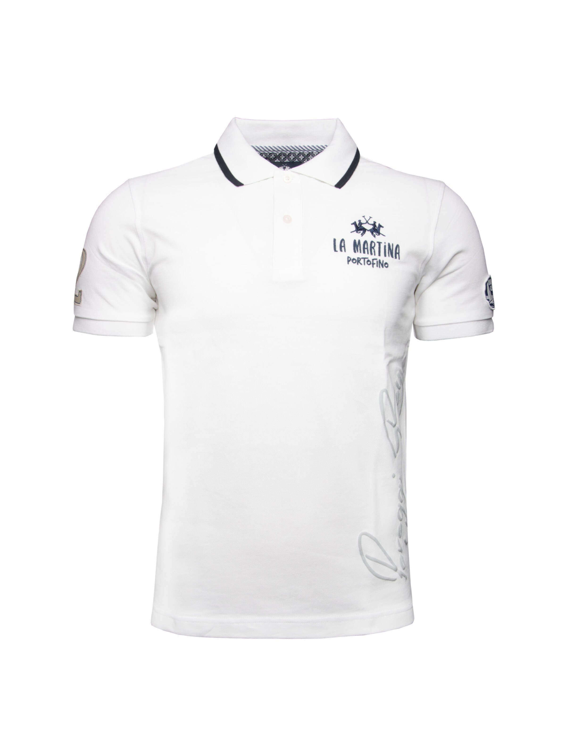 Maglietta di La Martina in bianco: frontale