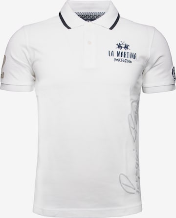 T-Shirt La Martina en blanc : devant